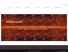 Tablet Screenshot of 3000monks.com